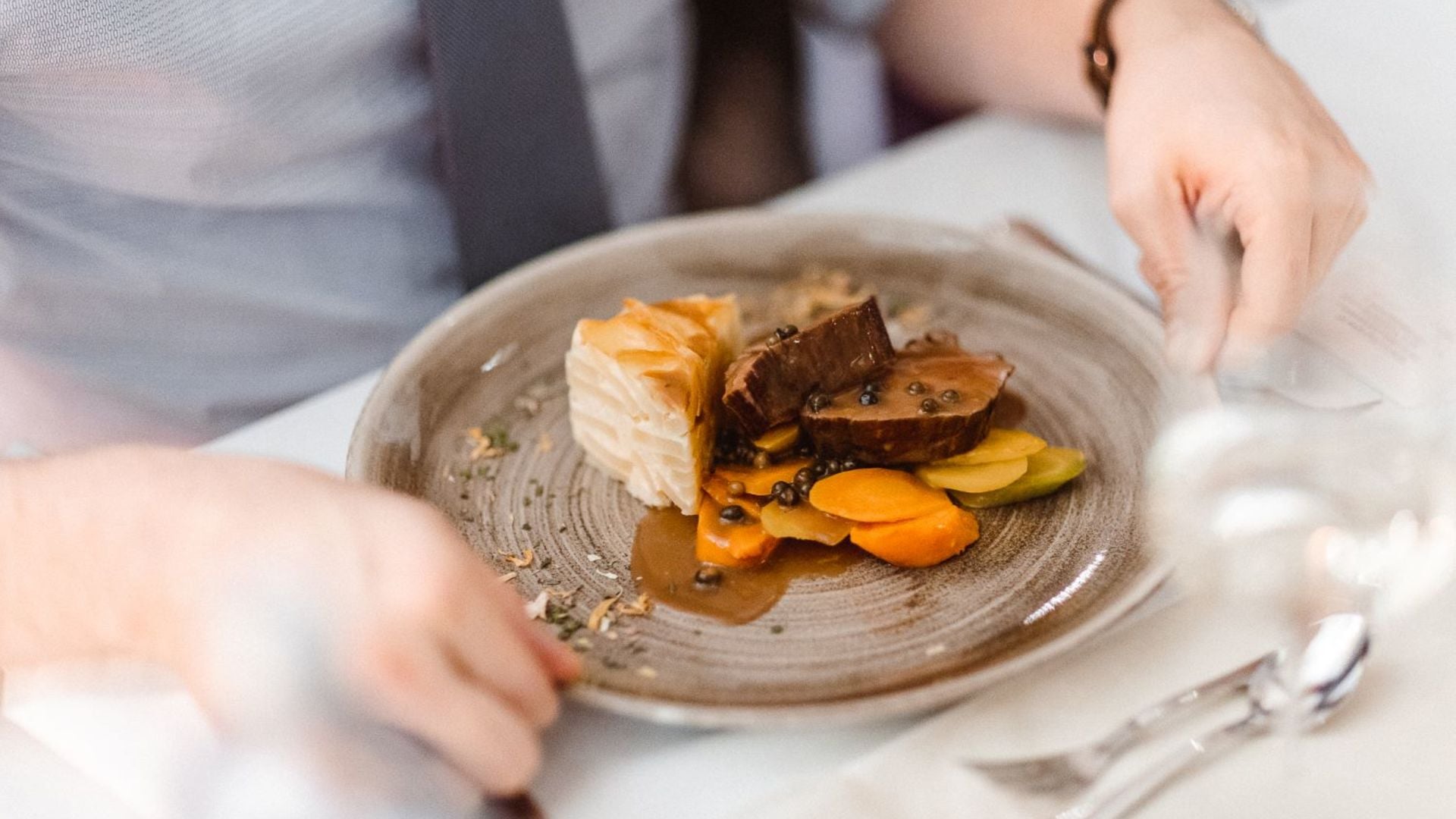 Tellergericht im Restaurant Salettl