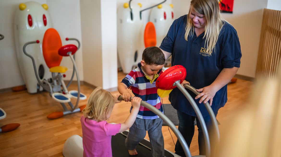 Kinder-Fitnesstudio im Dilly Resort