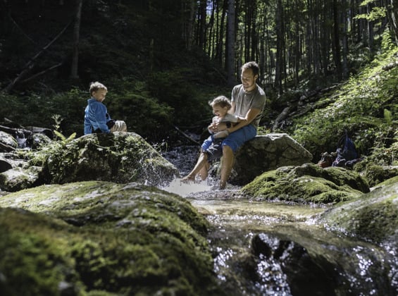 Wanderung mit Kindern in der Nationalpark Kalkalpen Region