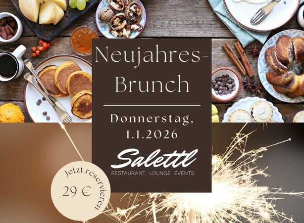 Neujahres-Brunch im Restaurant Salettl in Windischgarsten