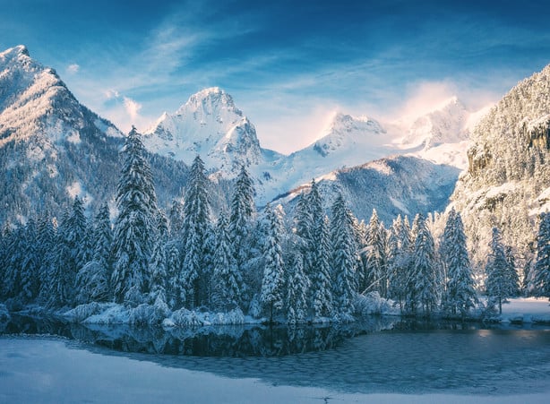 Schiederweiher im Winter