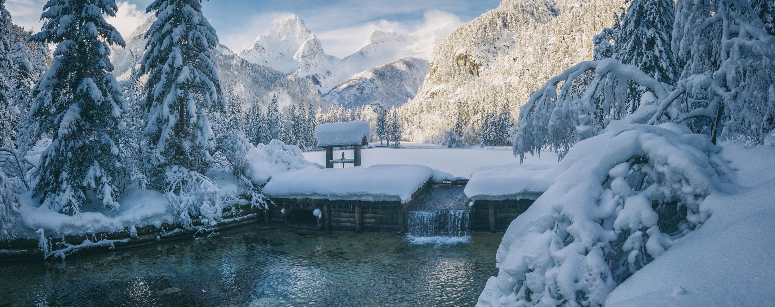 Schiederweiher im Winter