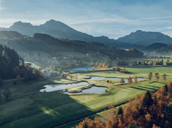 Golfplatz Dilly im Herbst