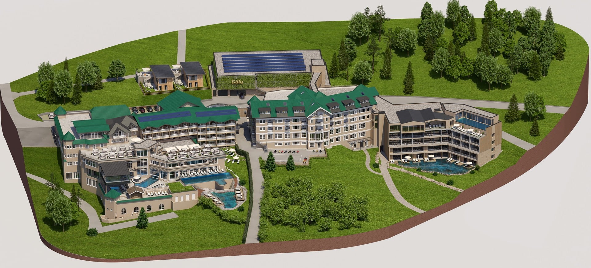 Resortplan des Dilly Resort