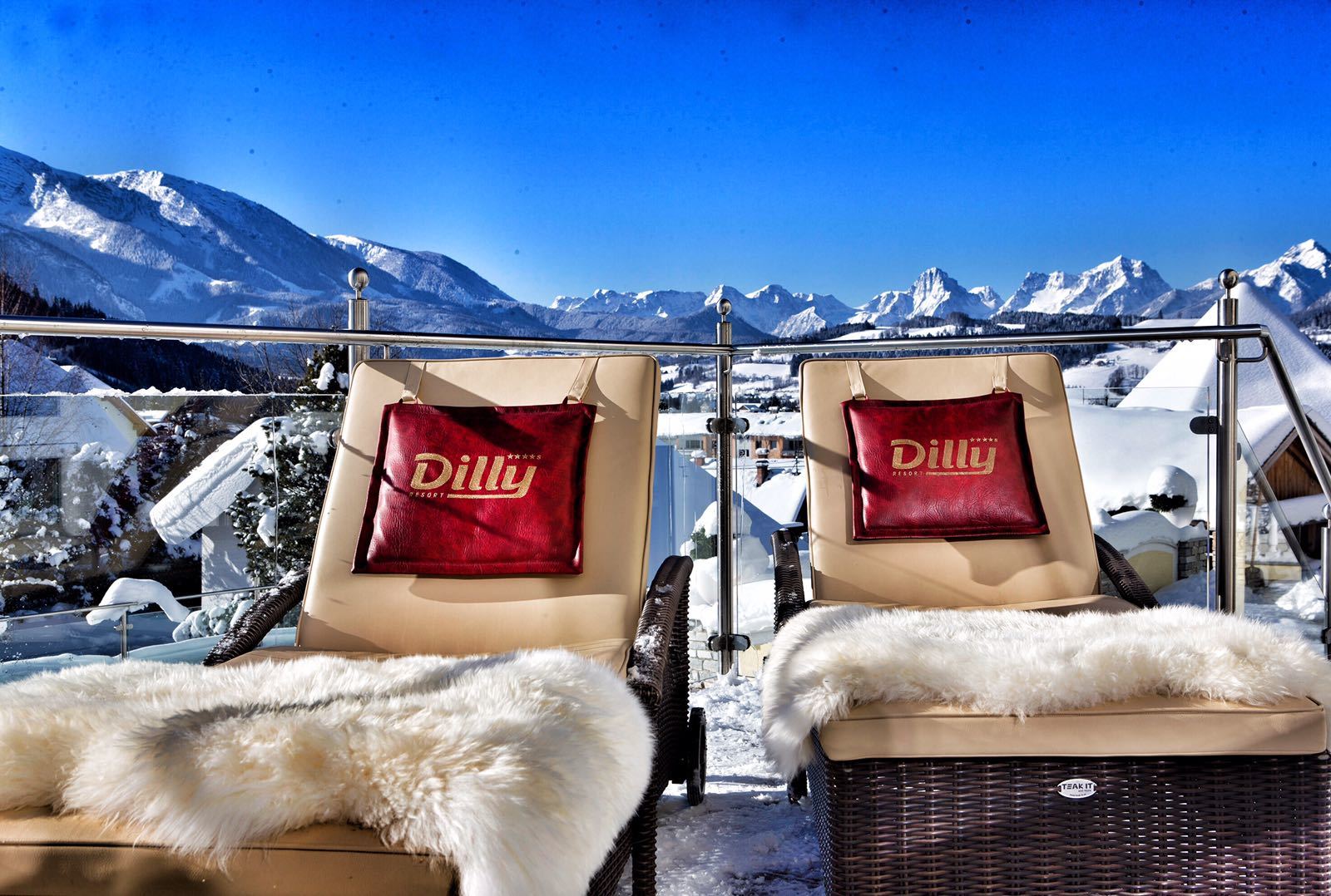 Winterpanorama im Dilly Resort