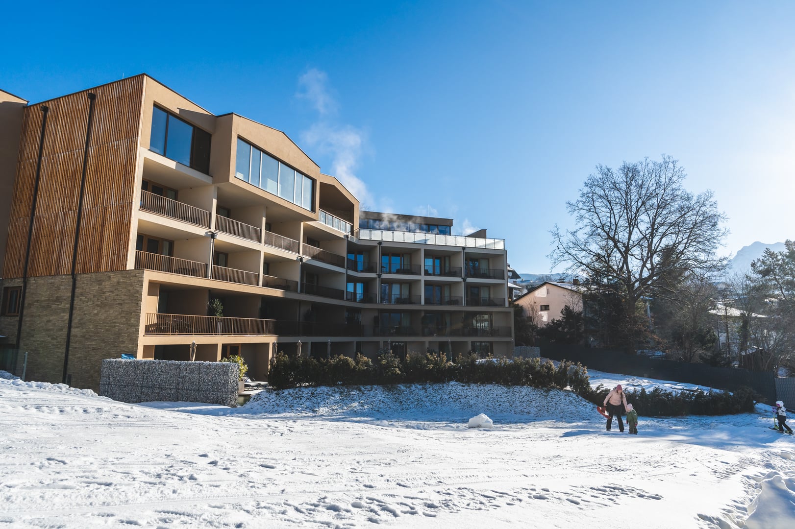 Winteransicht Dilly Resort