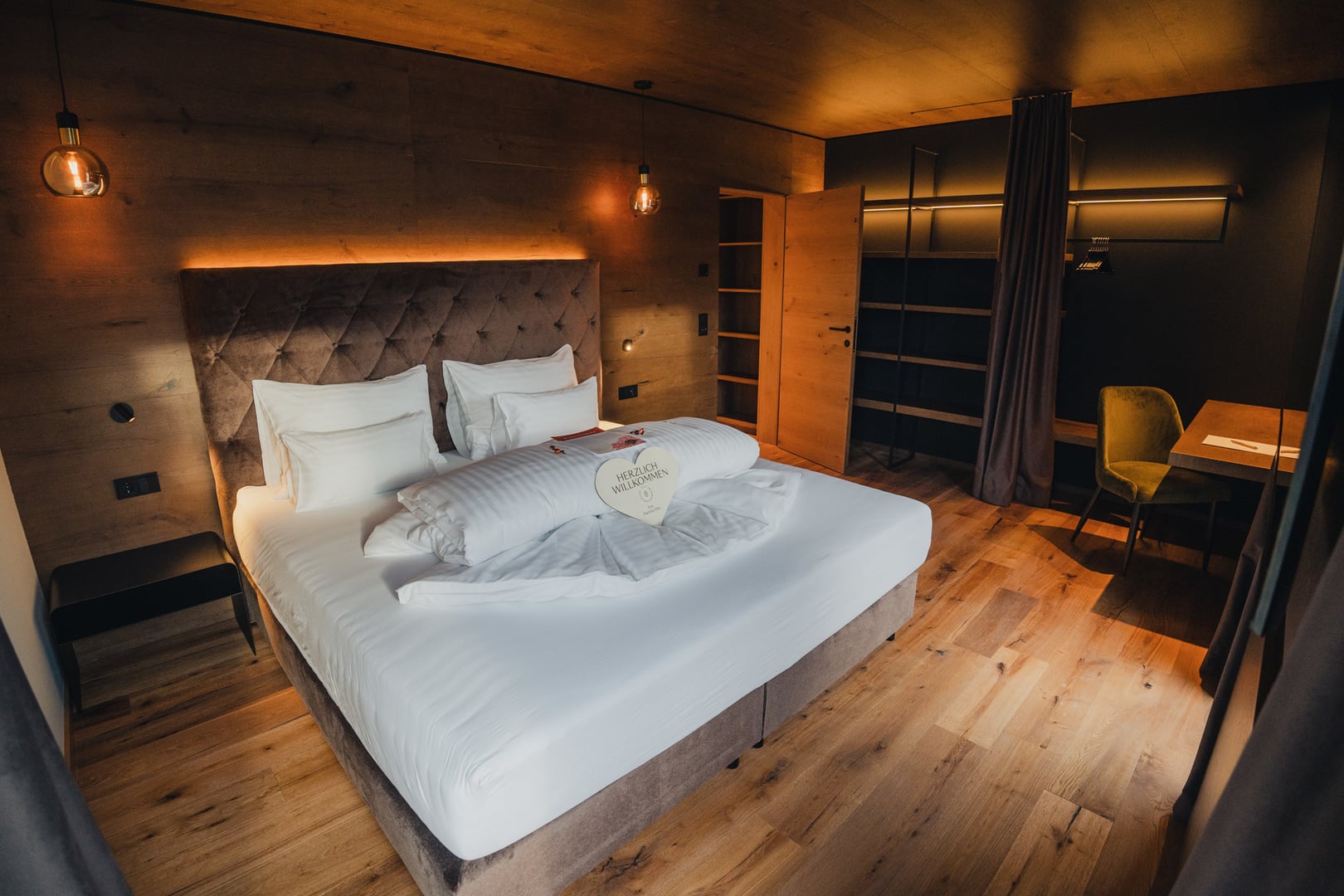 Schlafzimmer Nationalpark Chalet Dilly