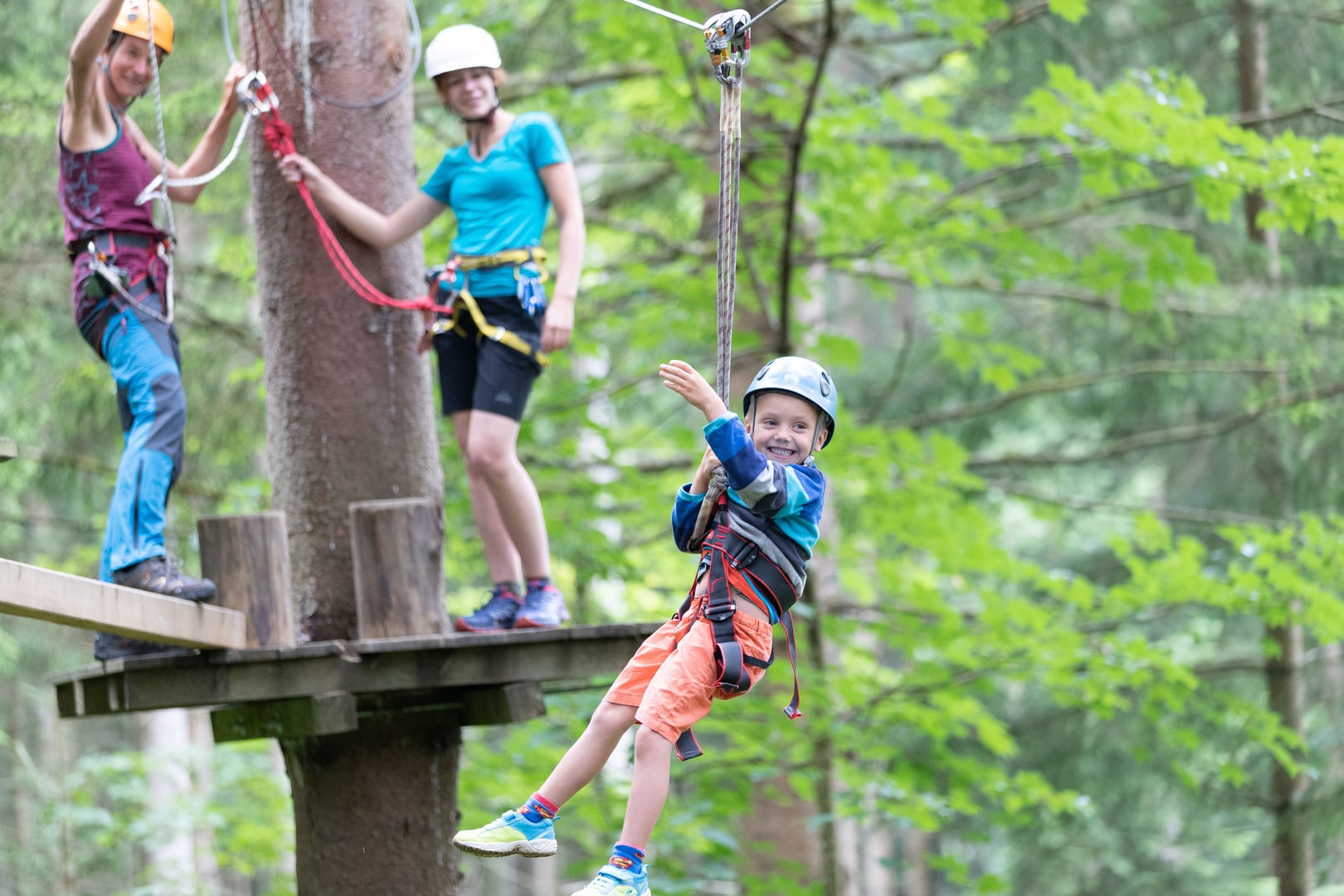 Hochseilklettergarten am Gleinkersee