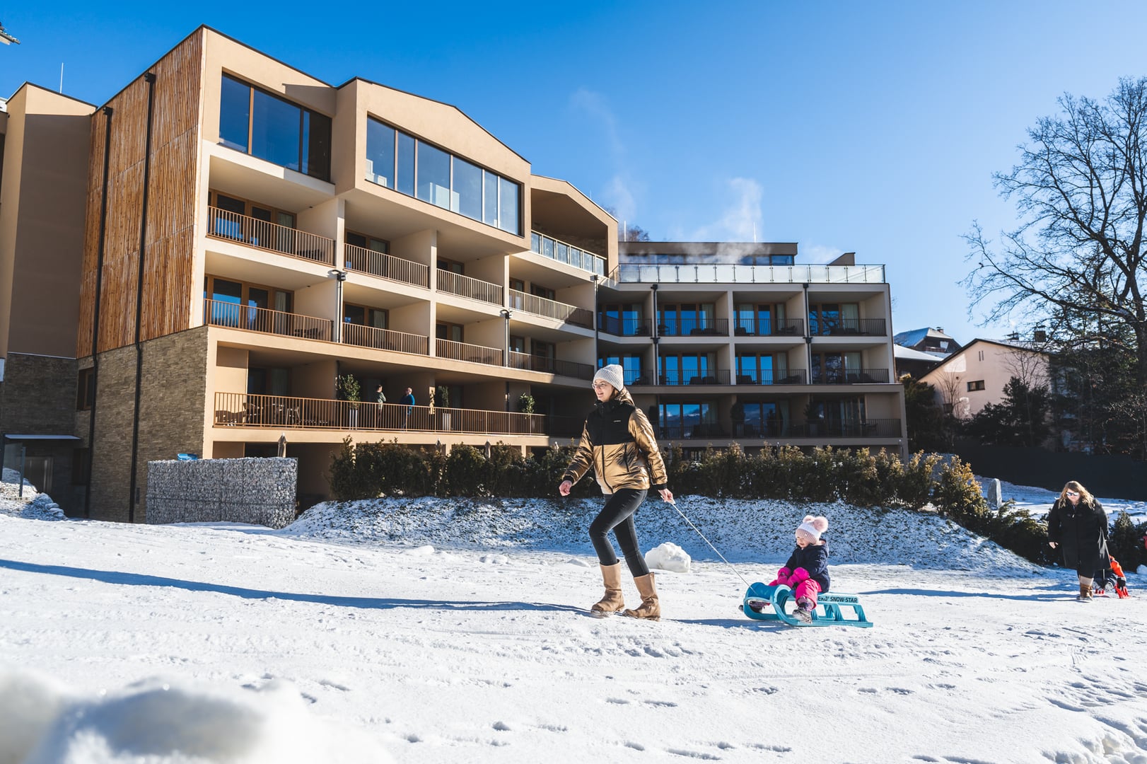 Rodelhang direkt beim Hotel