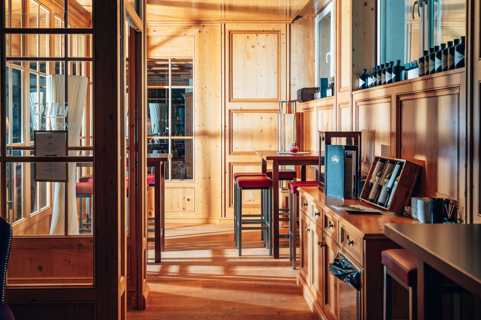 Raucherlounge in der Hotelbar