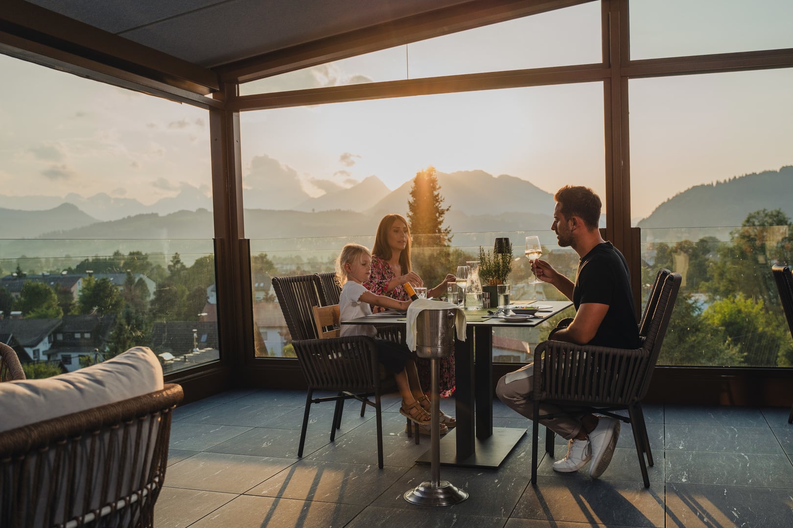 Panorama Terrasse im Dilly Resort