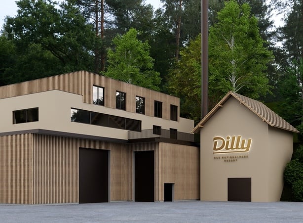 Bio Masse Heizwerk des Dilly Resort