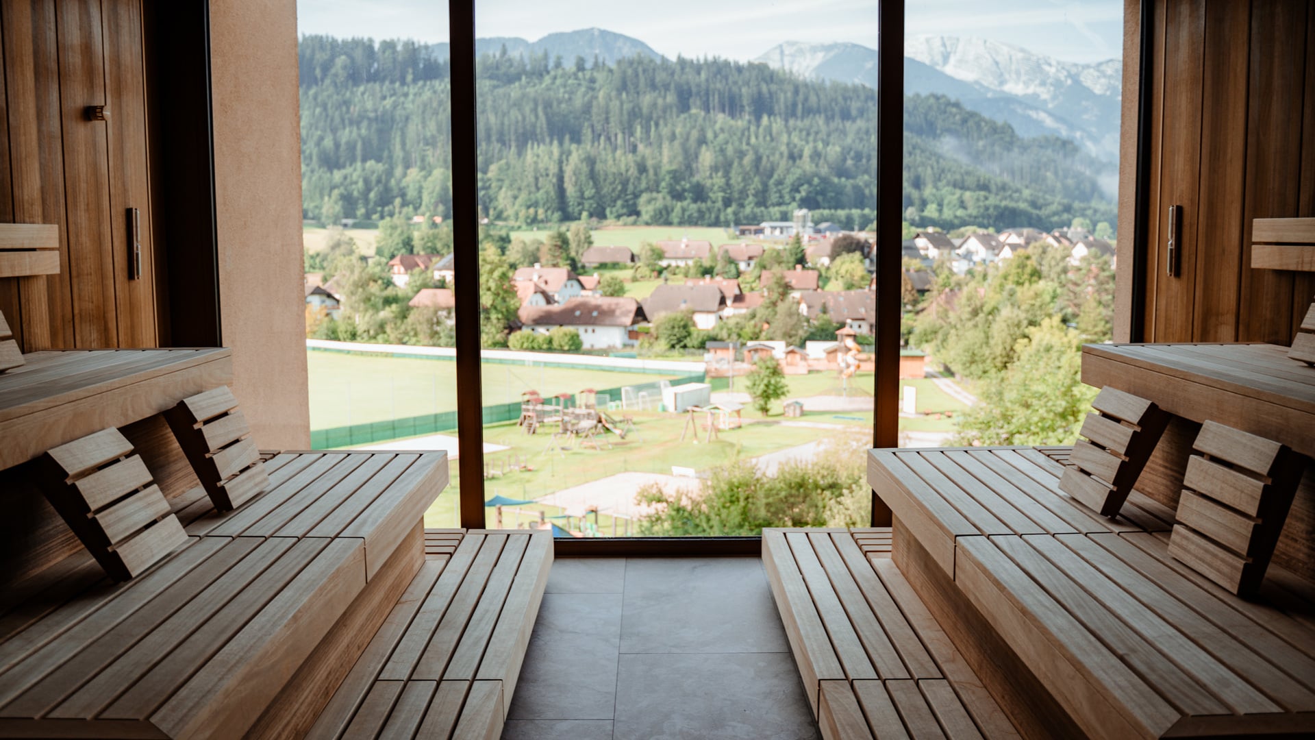 Panorama Sauna im Nature SPA Dilly Resort