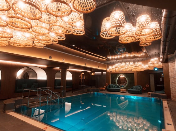 Indoor water playground for children