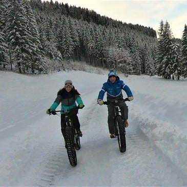 Winterbiken im Dilly Resort