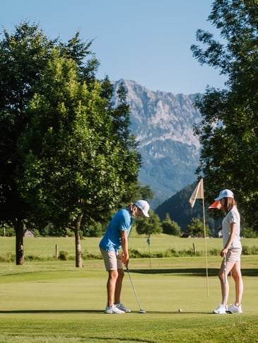 Golfen am Golfplatz Dilly