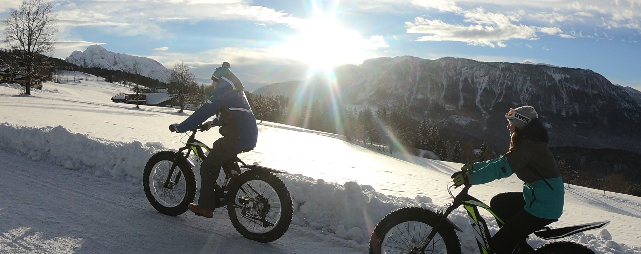 Winterbiken im Dilly Resort