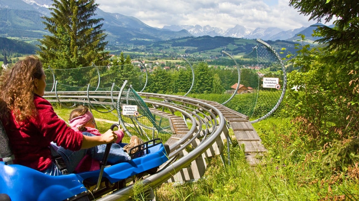 SUMMER TOBOGGANING