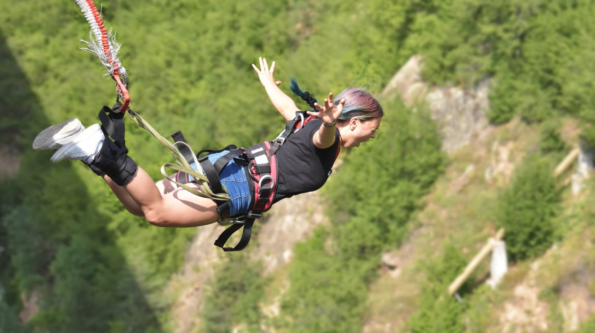 BUNGEE-JUMPING & Paragleiten