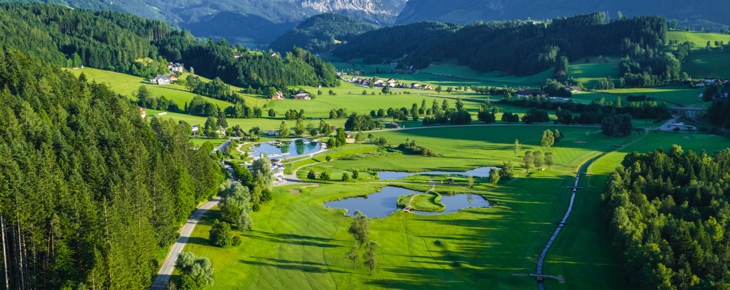 Golfplatz in Oberösterreich vom Hotel Dilly