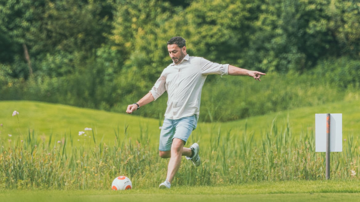 Footgolfová akce pro firmy