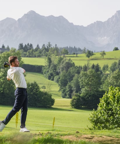Golf Spieler am Golfclub Dilly