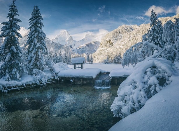 Schiederweiher im Winter