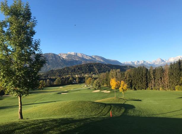 Golfen im Herbst